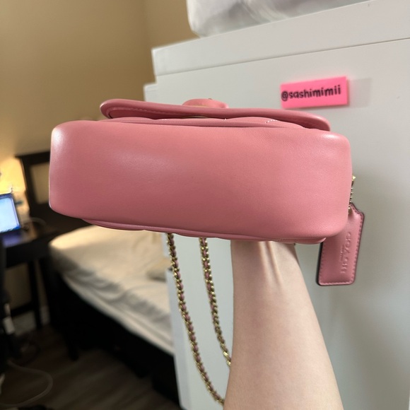 NWOT Coach Pillow Quilted Madison Shoulder Bag 18 - Bubblegum Pink - Picture 8 of 9